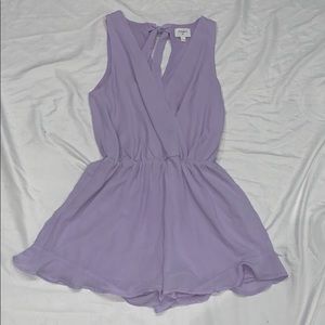 EVERLY lavender romper size medium